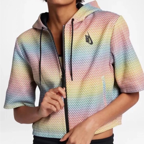 Nike Jackets & Blazers - Nike Multicolor Hooded Jacket